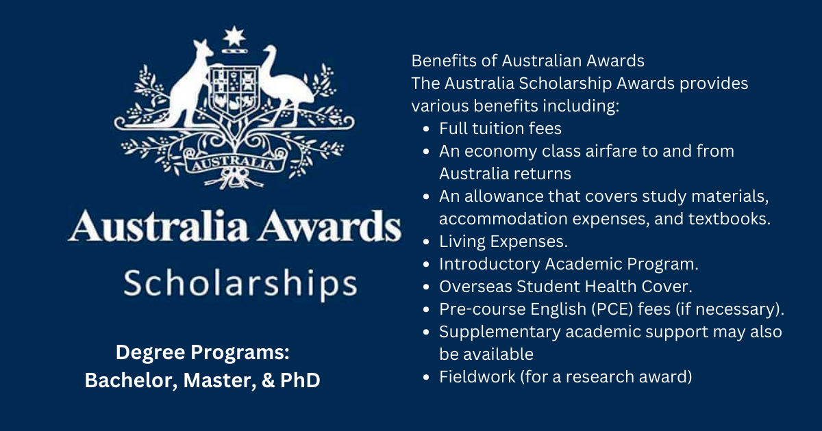 Australia Awards Scholarship 2024 For Developing Countries –  Education Bloger
